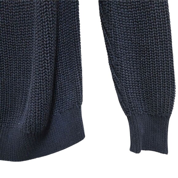 Vtg Airdate Amsterdam Sweater Women S Pink Navy Cotton Colorblock Knit Oversized - Picture 6 of 9